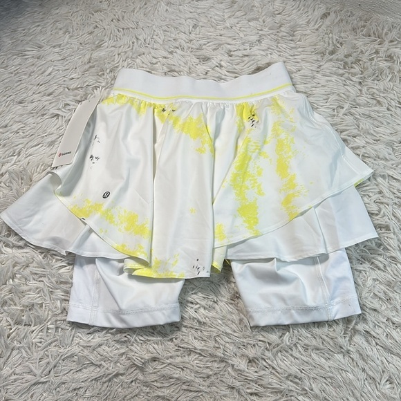 NWT Lululemon Court Rival High-Rise Skirt *Extended Liner Cross Court Wash - Picture 4 of 5